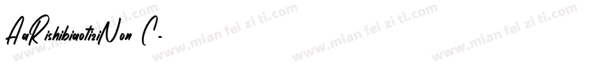 AaRishibiaotiziNon C字体转换